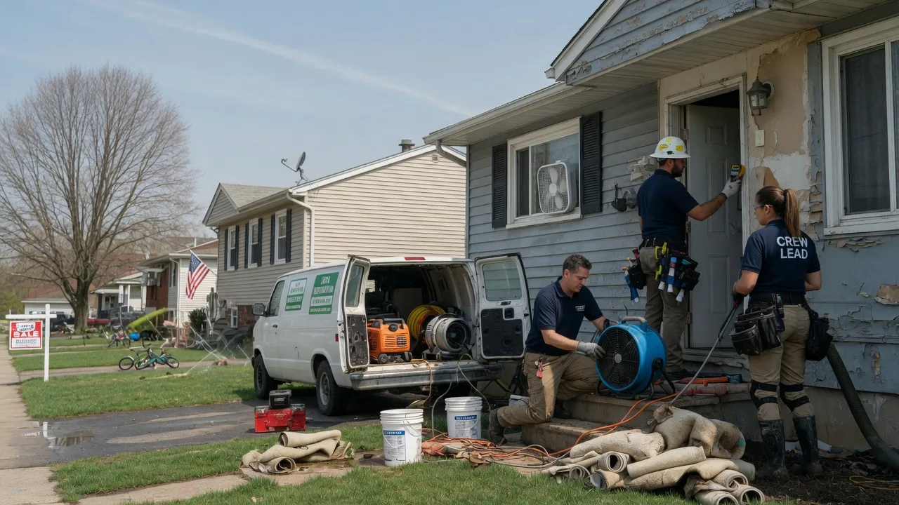 Flood Cleanup in Hineston, LA near me