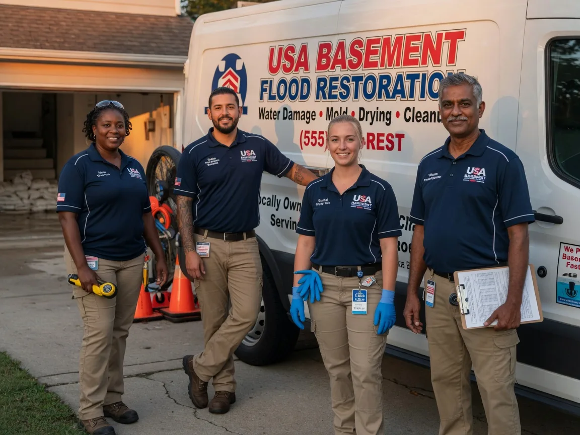 Basement Flood Cleanup company in Hineston, LA