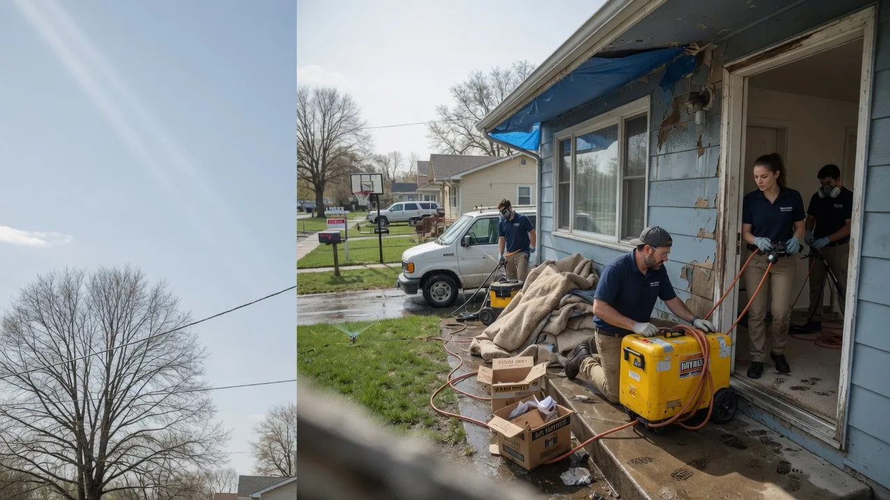 Basement Flood Cleanup in Hineston, LA near me